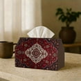 thumbnail image 3 of PU Leather Waterproof Tissue Box Cover Used for Home Living Room Bedroom Kitchen, 3 of 9