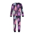 thumbnail image 4 of Halloween Pajamas, Pastel Tie Dye Matching Family Pajamas Pink Purple Ghost Print Long Sleeve Two Piece Pajama Set Soft Sleepwear Nightwear Loungewear Girly Casual Photos, 4 of 6