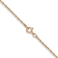 thumbnail image 3 of Auriga Fine Jewelry 14K Rose Gold 0.8mm Rope Chain Necklace 24inch for Women, 3 of 6