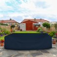 thumbnail image 5 of COVERS&ALL Patio Sectional Sofa Set Cover - Heavyduty 12 Oz. Waterproof, Durable Outdoor Furniture Table & Chair Set Cover with Airpockets & Drawstring (98" Wx 67" D x 43" H, Blue), 5 of 7