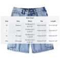 thumbnail image 2 of RYDCOT Men's Elastic Waist Pull On Straight Baggy Cargo Jean Denim Shorts with Flap Pocket Light Blue, 2 of 8
