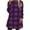 Purple, variant on Ltctricy Women's Fluffy Oversized Sweatshirts Fuzzy Fleece Long Sleeve Crewneck Plaid Pullover Sweater Tops Plush Tunic Sweatshirts(Red,X-Large)