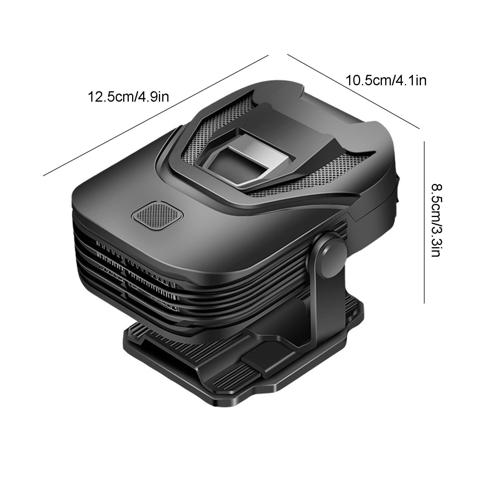 Chauffage Allume-cigare Chauffage De Voiture 2 En 1 MOMOTOU 12V - Air Chaud/Froid 360° Pour Dégivrage Et Anti-buée Autocollant Voiture