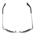 thumbnail image 4 of Panama Jack Metal Aviator Sunglasses - Silver Frames, 100% UVA - UVB Sun Protection, Impact Resistant Lenses, 4 of 6