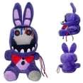 thumbnail image 5 of 11" Withered Bonnie - Five Nights at Freddy's FNAF Purple Bonnie Plush Doll Toy, 5 of 5