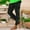 Black, variant on AOOCHASLIY St. Patrick's Day Women Pants Women Casual Printed Leggings Yoga Pants with Elastic Band Slim Pants