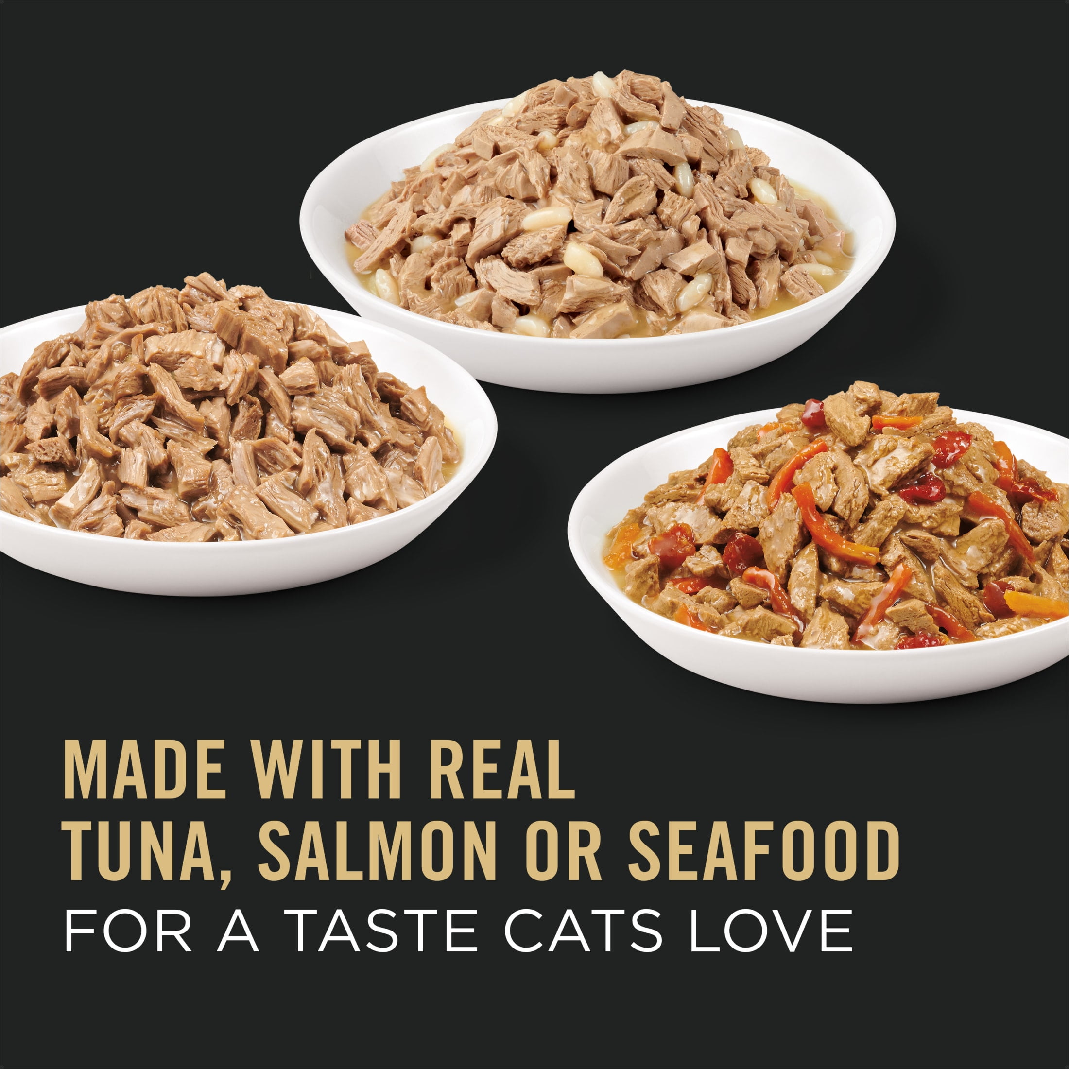 Purina Pro Plan, Seafood Favorites Variety Pack, Wet Cat Food, 3 oz Cans, (24 Pack)