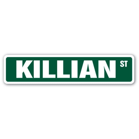 SignMission SS-KILLIAN 4 x 18 in. Killian Street Sign