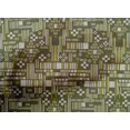 thumbnail image 4 of oneOone Coton Tissu Cambier Rayure & Carré Imprimé Géométrique Tissu BTY 56 Pouces de Large, 4 of 4