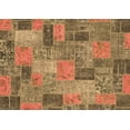 thumbnail image 1 of Ahgly Company Indoor Rectangle Patchwork Brown Transitional Area Rugs, 2' x 4', 1 of 4
