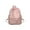 Pink, variant on Otqutp Student Bag Female Pure Color Simple Leisure Shoulder Bag Campus Backpack for Women's Casual Traveling Hiking(Beige,One Size)