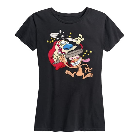 Ren & Stimpy - Smashing Time Short Sleeve Graphic T-Shirt