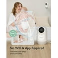 thumbnail image 4 of Momcozy 4.3" HD Baby Monitor with Camera and Audio Split Screen, 4 of 5