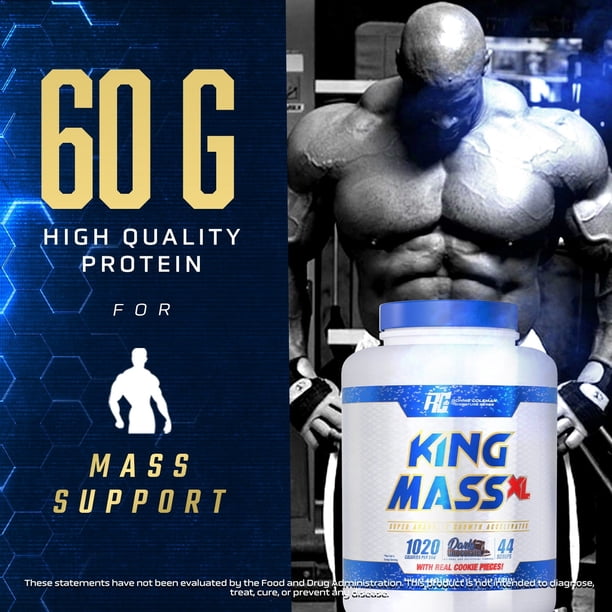 Ronnie Coleman King Mass XL Gainer, High Protein, 60G Protein