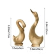 thumbnail image 3 of Ohmyroo Cute Animal Unfinished Wooden Figurines Blank Wood Statues for Hand Painting Craft Home Tabletop Desk Tiered Tray Decor Ornament, 3 of 6