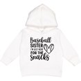thumbnail image 2 of Inktastic Baseball Sister Here for the Snacks Toddler Hoodie, 2 of 4