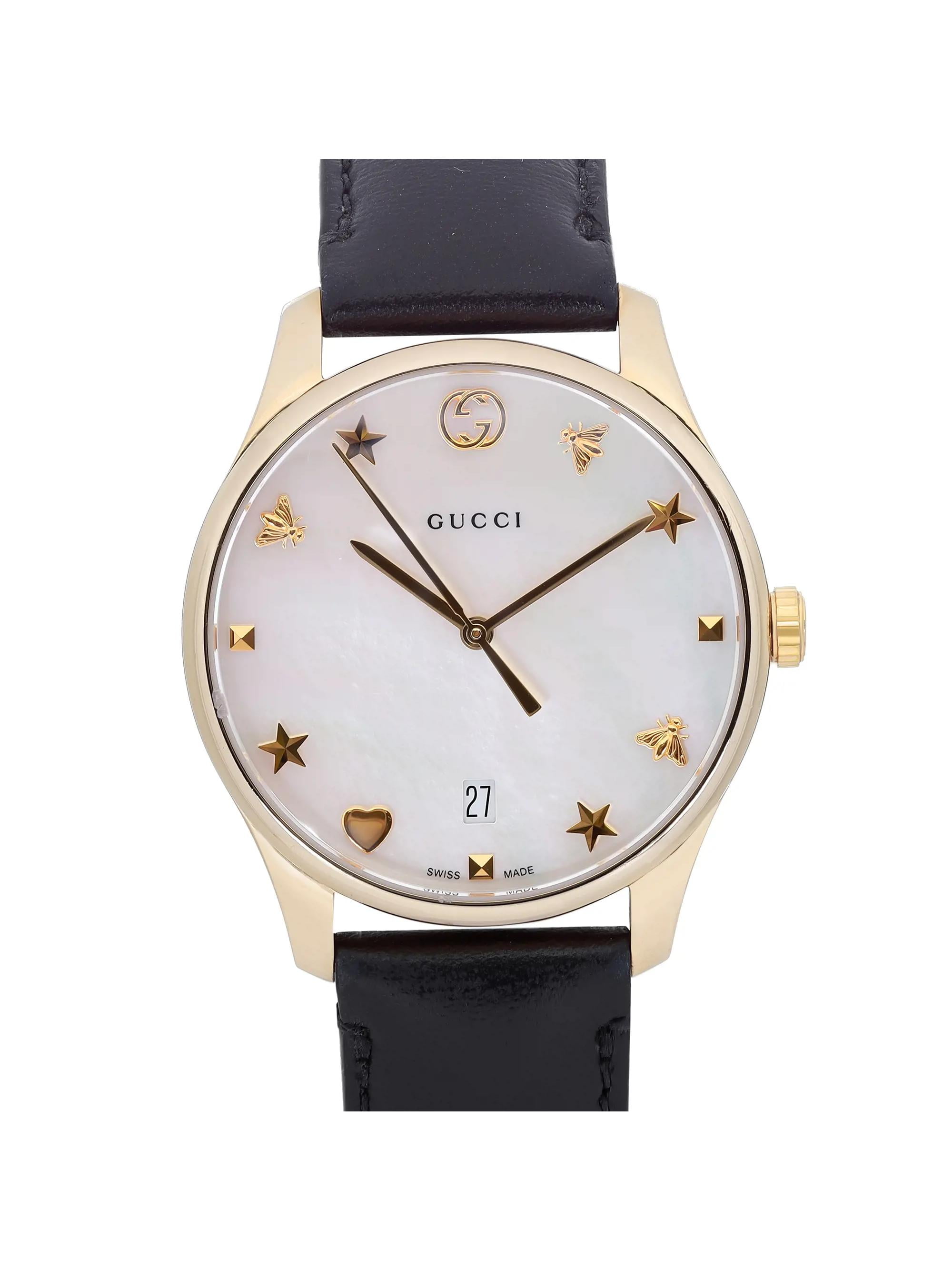 GUCCI_正規品 DIAMANTISSIMA レディース 腕時計☆YA141512 Gucci Women's Diamantissima Silver Dial Watch - YA141512