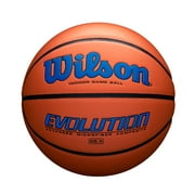 Wilson Evolution Indoor Game Basketball, Royal, Intermediate Size, 28.5 In.