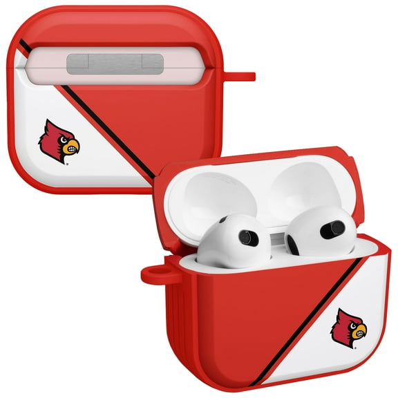 Louisville Cardinals Champion Series HDX Case Cover Compatible with Apple AirPods Gen 3 by Affinity Bands