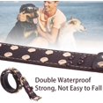 thumbnail image 5 of Collier pour Chien Complet Collier Champignon Collier Rivets Cuir Punk Collier Blogueur Ajustable Chiot Labrador Huskie, 5 of 5