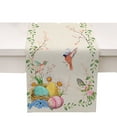 thumbnail image 1 of Binwennn Table Colorful Table Linens for Weddings Table 72 Inches Long Easter Bunny Egg Pattern Linen Print Kitchen Dining Room Insulated Decorative Placemat（G）, 1 of 6