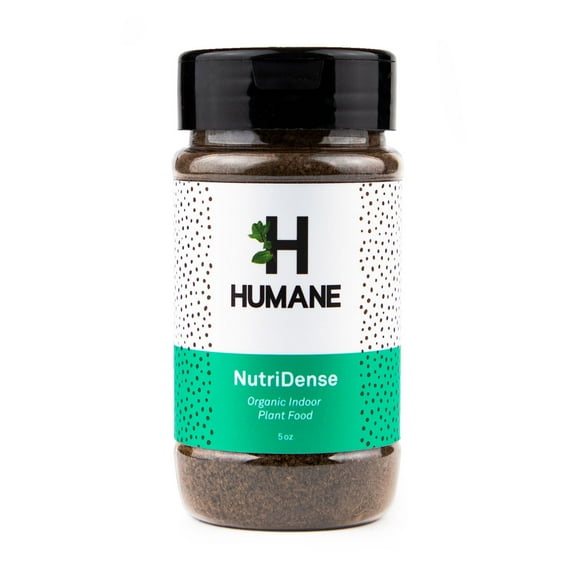 NutriDense Indoor Plant Food, All-Purpose Organic Plant Food, (5oz) by Humane [NPK 5-5-3]