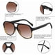 thumbnail image 4 of Classic Vintage Aviator Sunglasses for Women Men Large Frame Retro 70s Sunglasses, 4 of 4