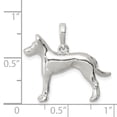 thumbnail image 2 of Beautiful Sterling Silver Great Dane Pendant, 2 of 2