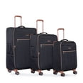 thumbnail image 4 of 4-Piece Terylene Softshell Spinner Luggage Set 16-28in Lightweight Durable with Stackable Design & 360° Aircraft Wheels Multi-Pocket Organized for Family Travel Weekend to Extended Stay Suitcases, 4 of 9