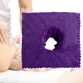 thumbnail image 3 of de sábanas pa de con orificio pa en Morado shamjiam Sábana para cama de masaje, 3 of 8