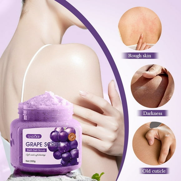 TopLLC Grape Exfoliating Clarifying Scrub Cleansing Body Scrub Cleansing Exfoliating Dead Skin Body Scrub facial scrub