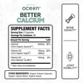 thumbnail image 2 of Organics Ocean Better Calcium Supplement – Red Algae Calcium with Vitamin D3 & K2 – 60 Capsules – Bone & Joint Support, 2 of 2