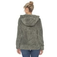 thumbnail image 3 of White Mark Women's Hooded Sherpa Jacket, 3 of 6