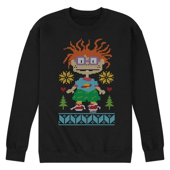 Rugrats - Chucky Ugly Sweater - Men's Crew Neck Fleece Pullover