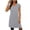 *1-Gray, variant on VBVC Women's Square Neck Midi Dress,Ladies Long Sleeve Flared A-Line Dress,Stretchy Party Dress For Women,Army Green,S-2XL