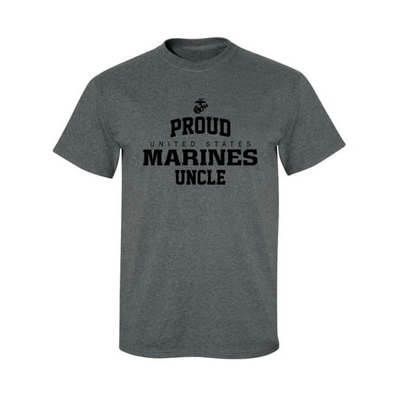 Proud Marines UNCLE Adult Short Sleeve T-shirt