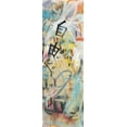thumbnail image 2 of Nai, Danhui 9x18 Black Ornate Wood Framed with Double Matting Museum Art Print Titled - Graffiti Freedom Panel II, 2 of 4