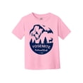 thumbnail image 1 of Yosemite National Water-Based Screen Toddler T-Shirt - Pink/Navy Ink - 3T, 1 of 1