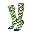 thumbnail image 2 of Fotbe Cute Broccoli print Women's Men's Novelty Crew Socks Cotton Socks Knee High Socks for Walking,Running,Nurses,Pregnancy, 2 of 8