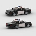 thumbnail image 3 of City Police Cars Victoria MOC Vehicle SWAT Patrol M5 M8 Building Blocks Speed Champions Sets Racing Model Technique Kids Toys, 3 of 10