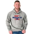 thumbnail image 5 of Texas Lone Star State Motto Cool TX Hoodie Sweatshirt Women Men Brisco Brands S, 5 of 6