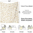 thumbnail image 4 of Fall Thanksgiving Blankets,Football with Maple Leaves Farmhouse Blanket Throw,Thanksgiving Fall Flannel Fleece Throw Blanket for Home Living Room Couch Bed Chair or Dorm Decor 60"x50", 4 of 5
