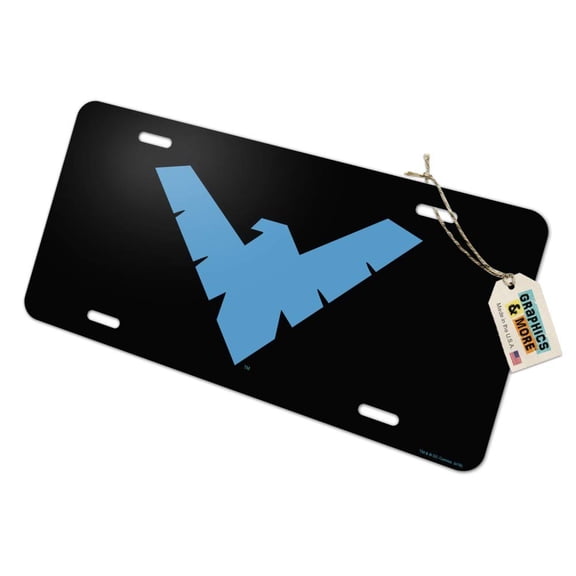 Batman Nightwing Logo Novelty Metal Vanity Tag License Plate