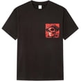 thumbnail image 1 of Camiseta con estampado floral de setas y calavera roja, 1 of 4