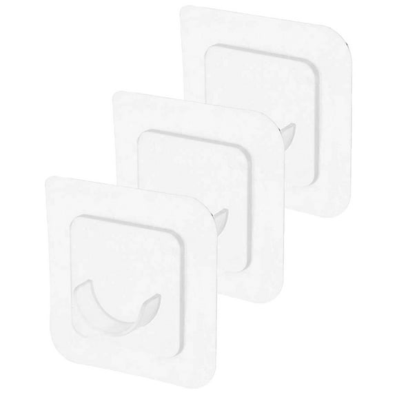 3 Pcs Curtain Rod Holders Tension Rods for Extra Pole Transparent