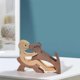 thumbnail image 2 of Handmade Wooden Statue, Puppy Wooden Carving Ornaments, Craft Figurine Wood Small For Home,office,l, 2 of 5
