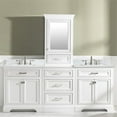 thumbnail image 3 of Design Element Milano 96" Double Sink Bathroom Vanity Modular Set in White, 3 of 16
