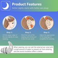 thumbnail image 4 of Prises de Sommeil Grises, 2 Paires, 4 of 5