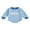 Blue, variant on Qmyliery Baby Boys Autumn Bubble Jumpsuit Long Sleeve Round Neck Jesus Letter Embroidery Sweatshirt Romper