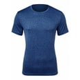 thumbnail image 5 of FANNYC Men's Muscle Tee Shirt Round Neck Sports Short Sleeve&nbsp;elasticity Gym Shirt, 5 of 7